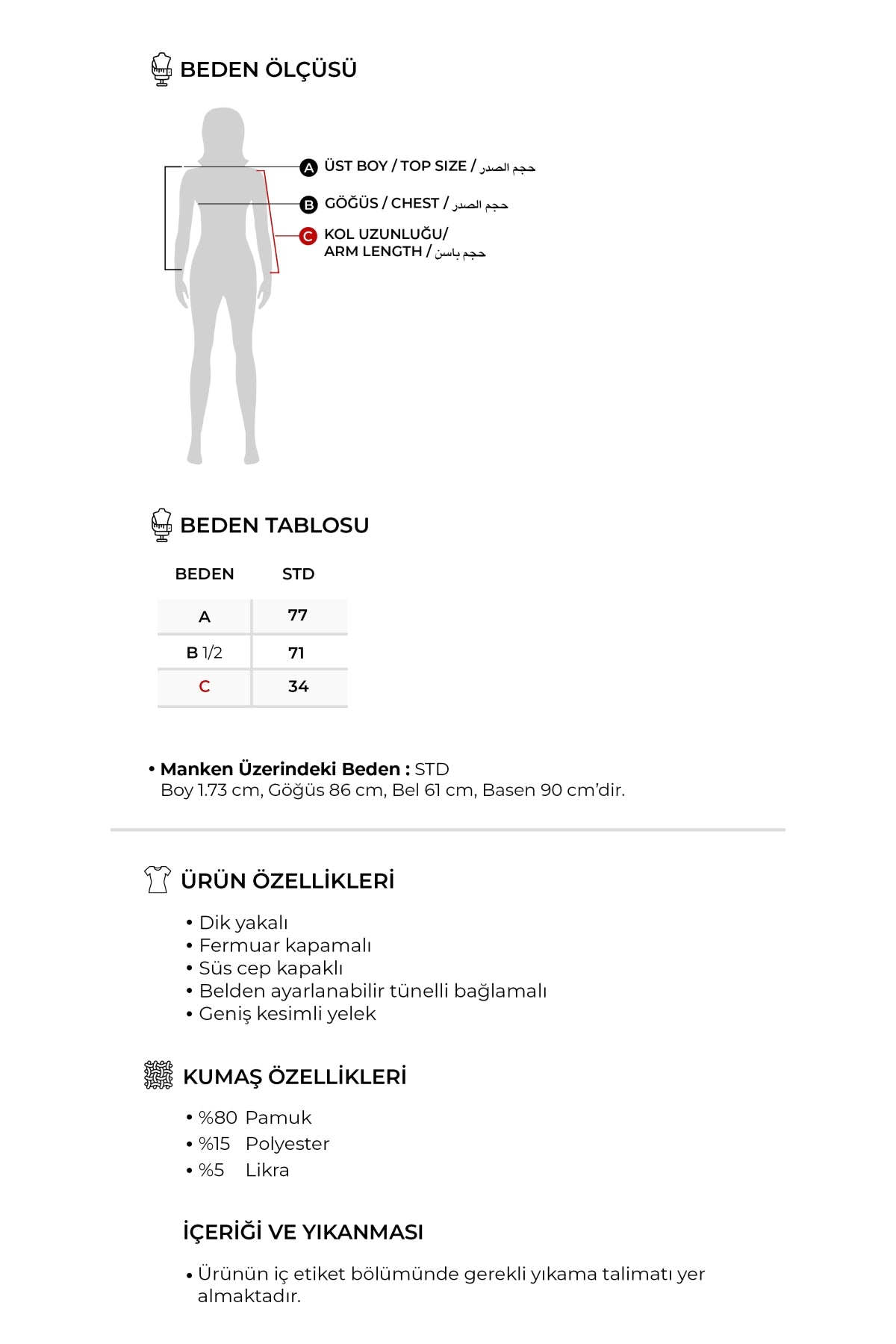 Kadın İnterlok Oversize Yelek Pastel Gri