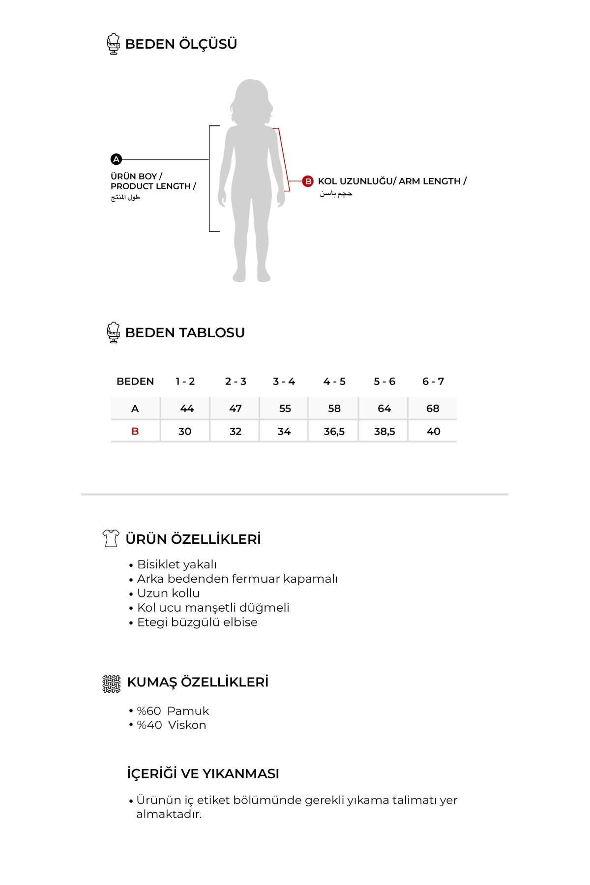 Kız Çocuk Dökümlü Pamuklu Elbise Yeşil