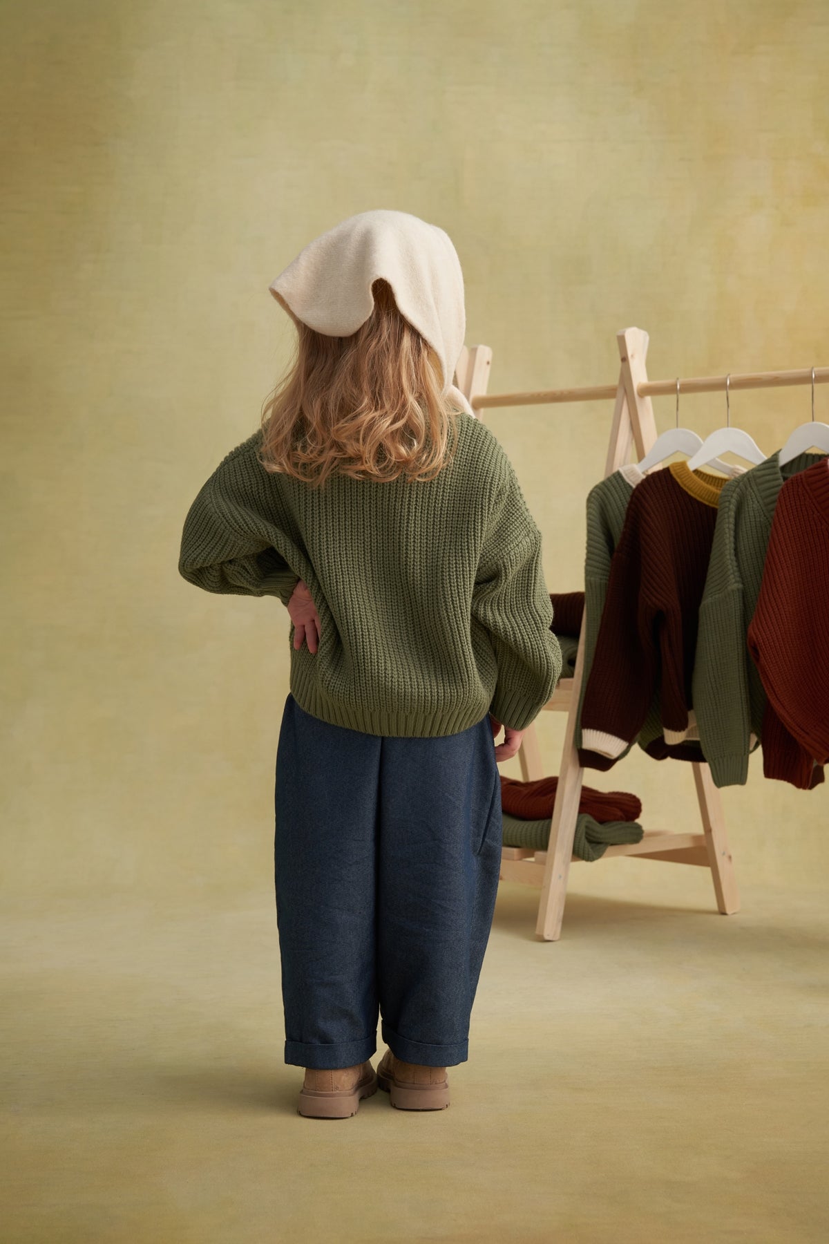 Çocuk Triko Hırka Yeşil