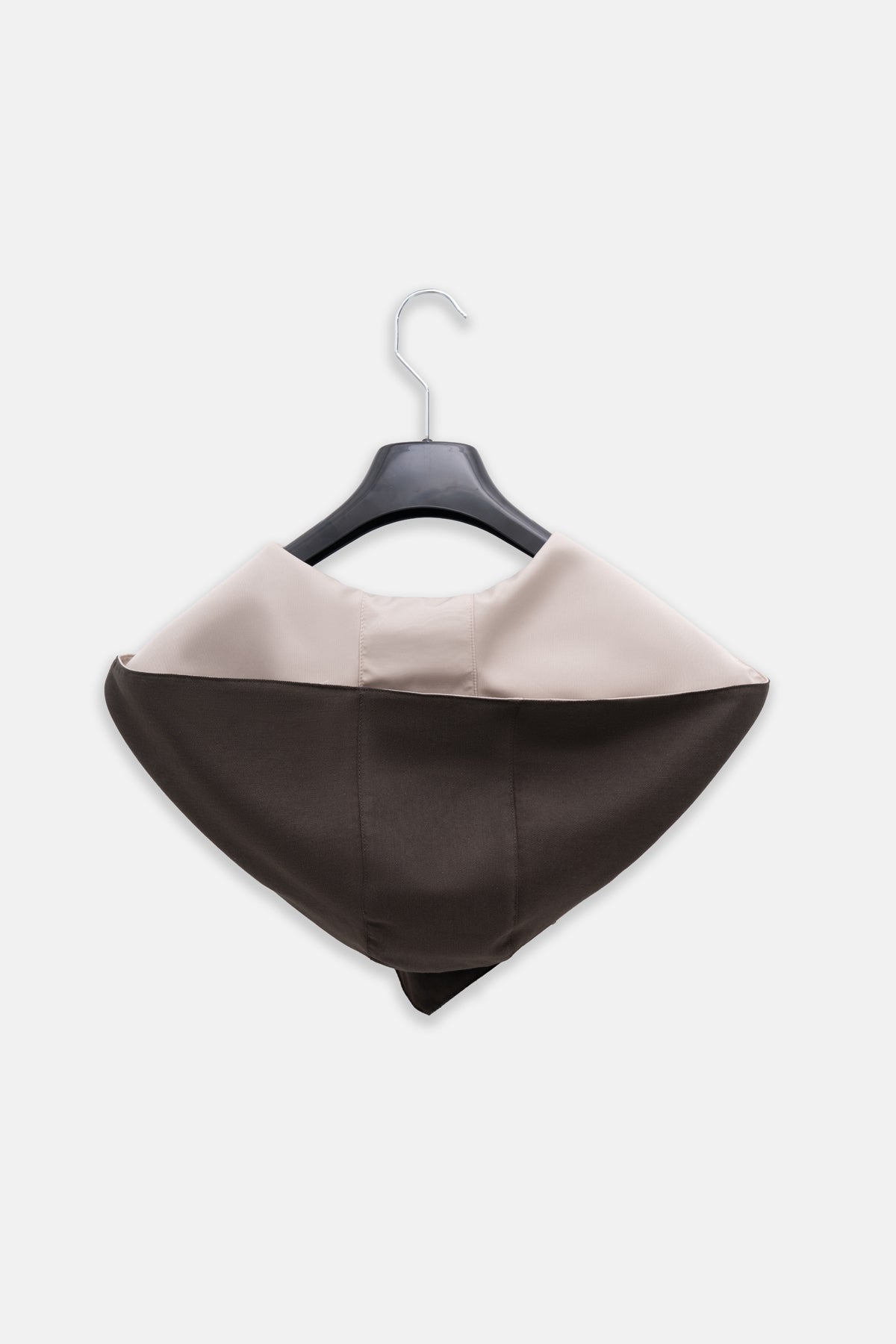 Kadın Şapkalı Omuz Şalı Kahve