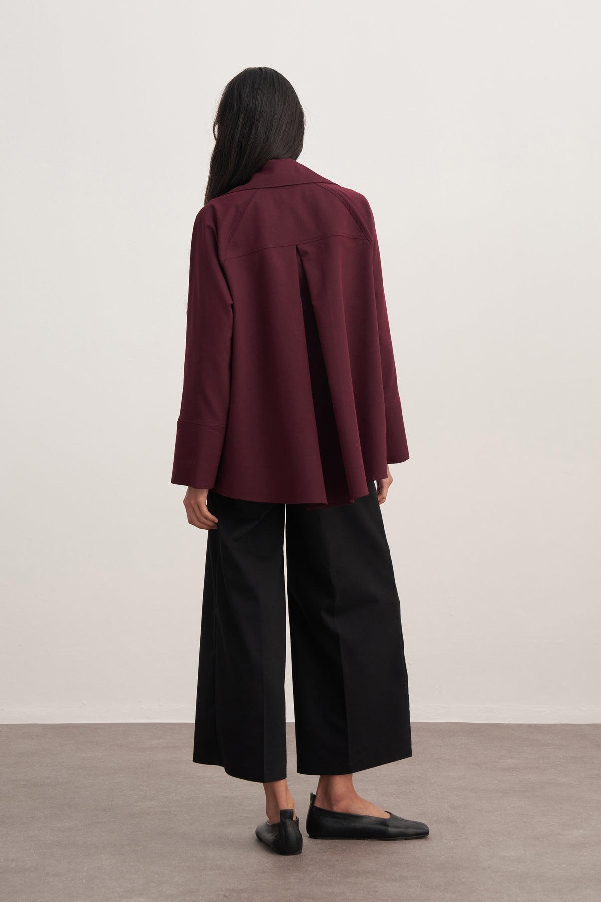 Kadın Gabardin Culotte Pantolon Siyah