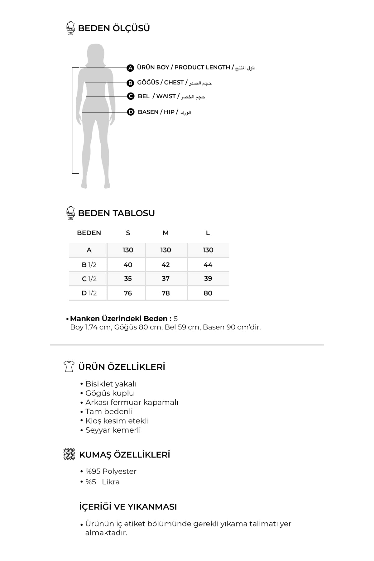 Kadın Scuba Belden Oturan Elbise Lacivert