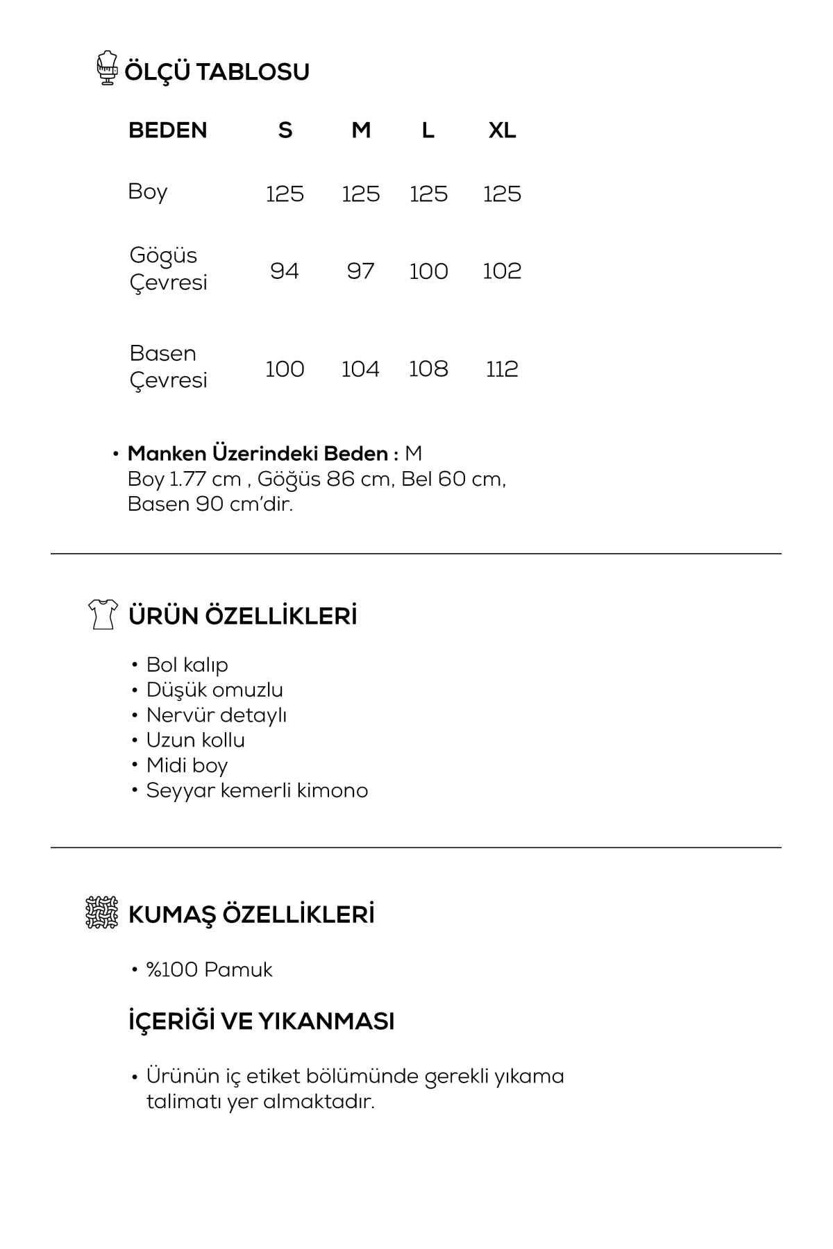 Kadın Organik Pamuk Nervürlü Kimono Sütlü Kahve