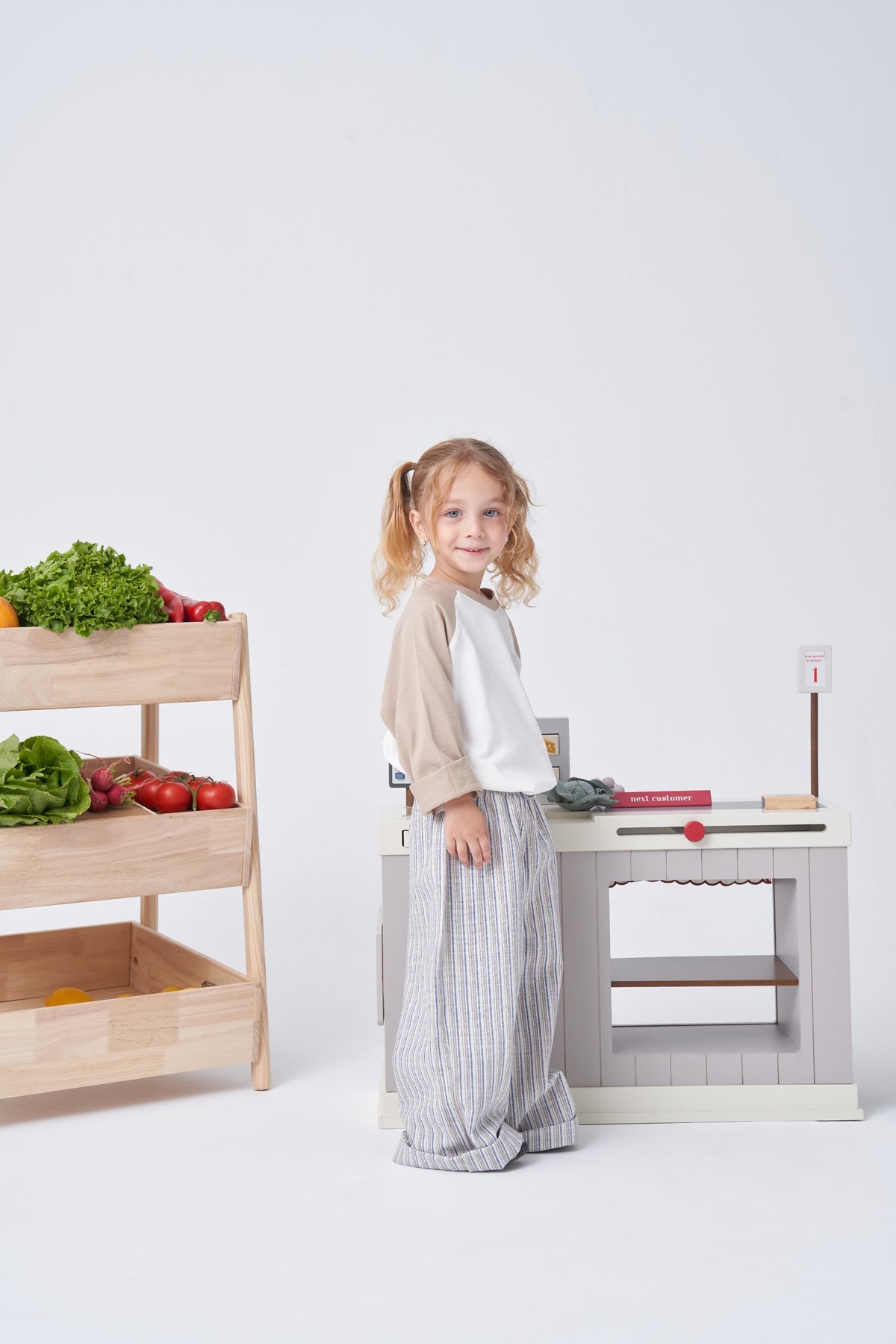 Unisex Çocuk Çizgili Pantolonlu Takım Lacivert