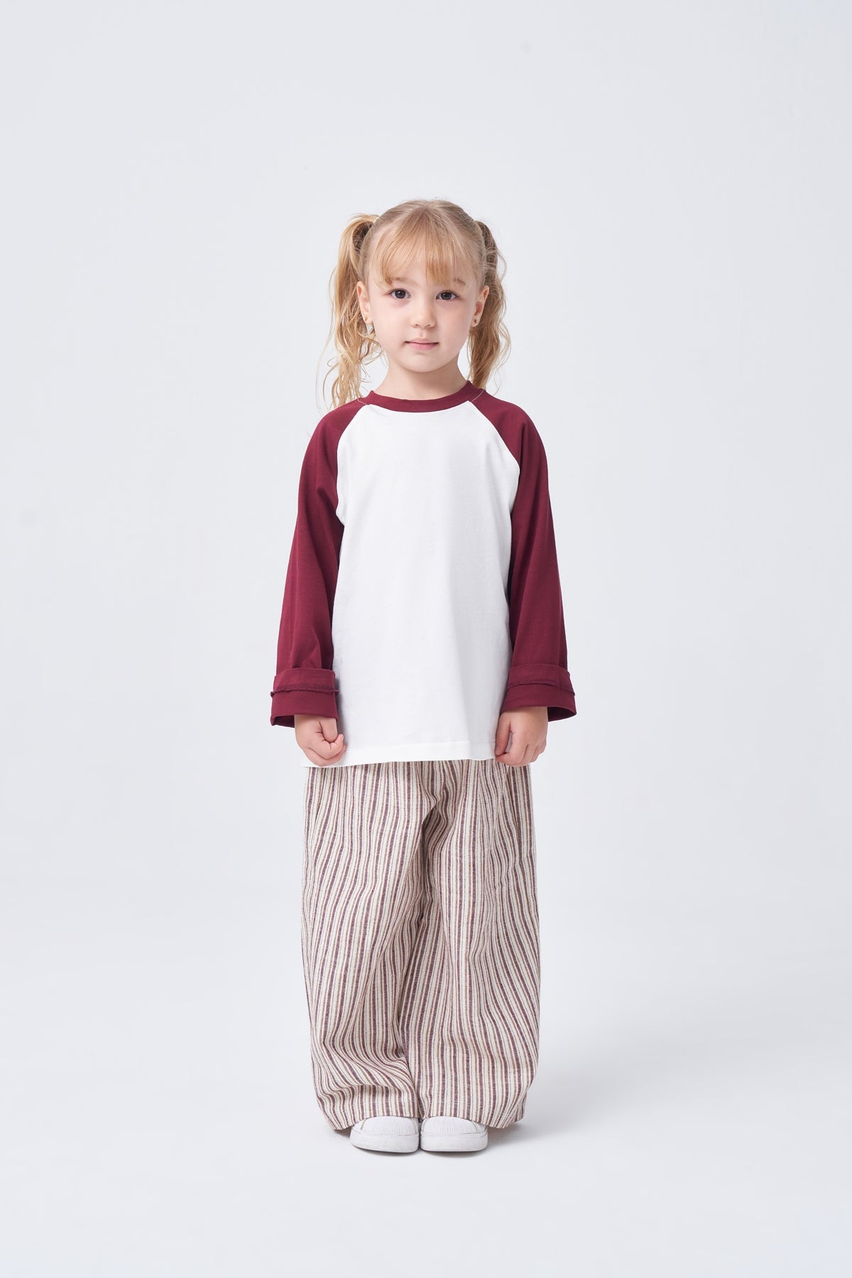 Unisex Çocuk Uzun Kol Sweat Bordo
