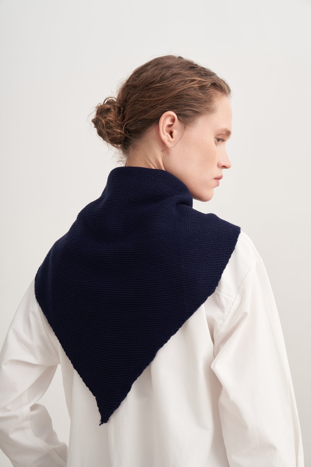 Kadın Triko Bandana Lacivert