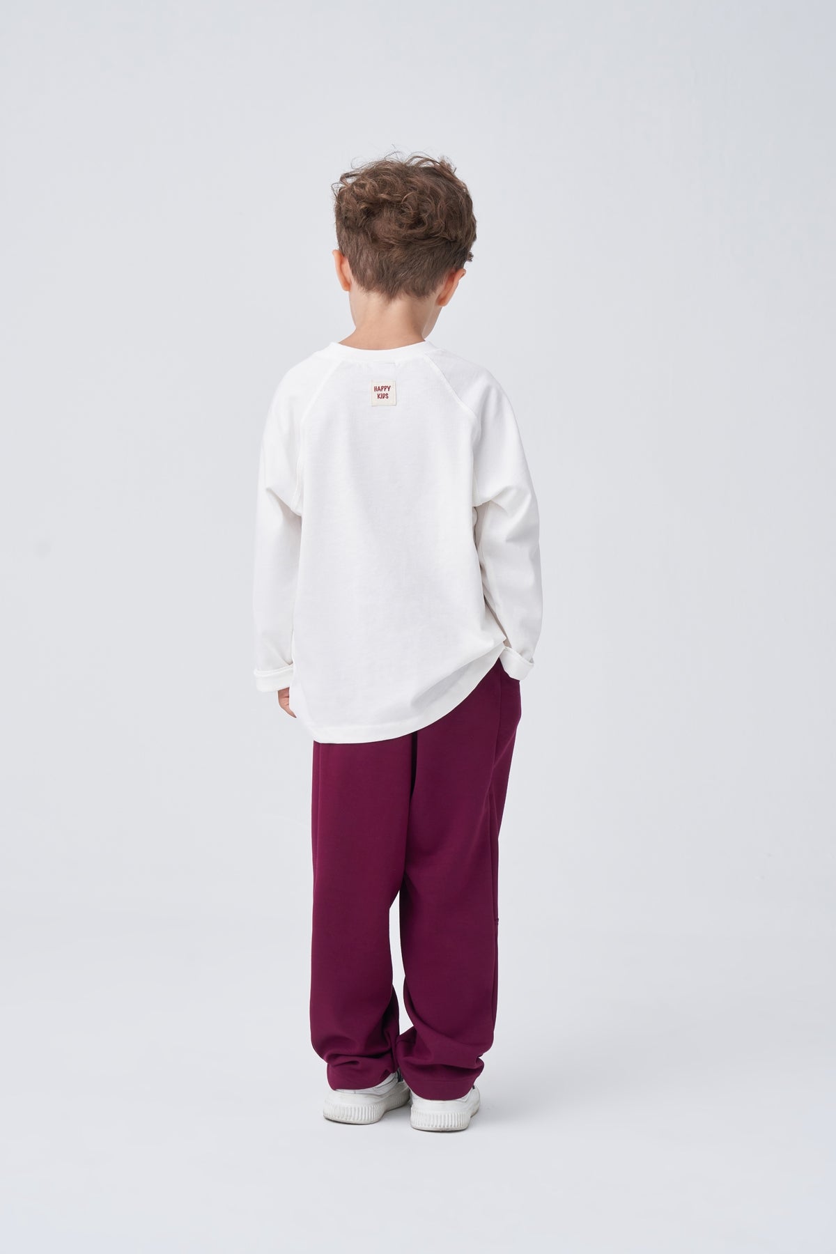 Unisex Çocuk Uzun Kol Sweat Ekru