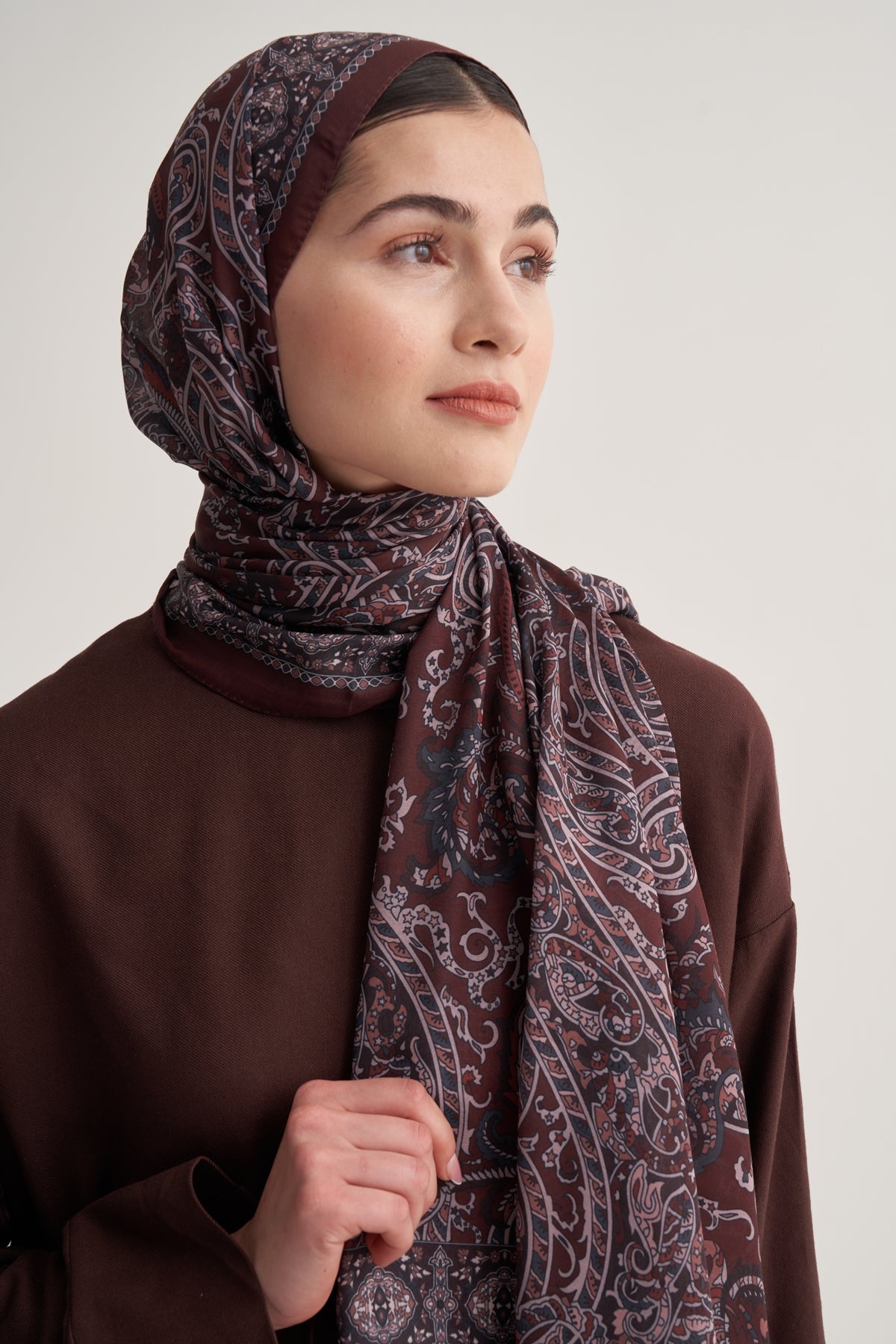 Kadın Soft Dream Desen Şal Bordo