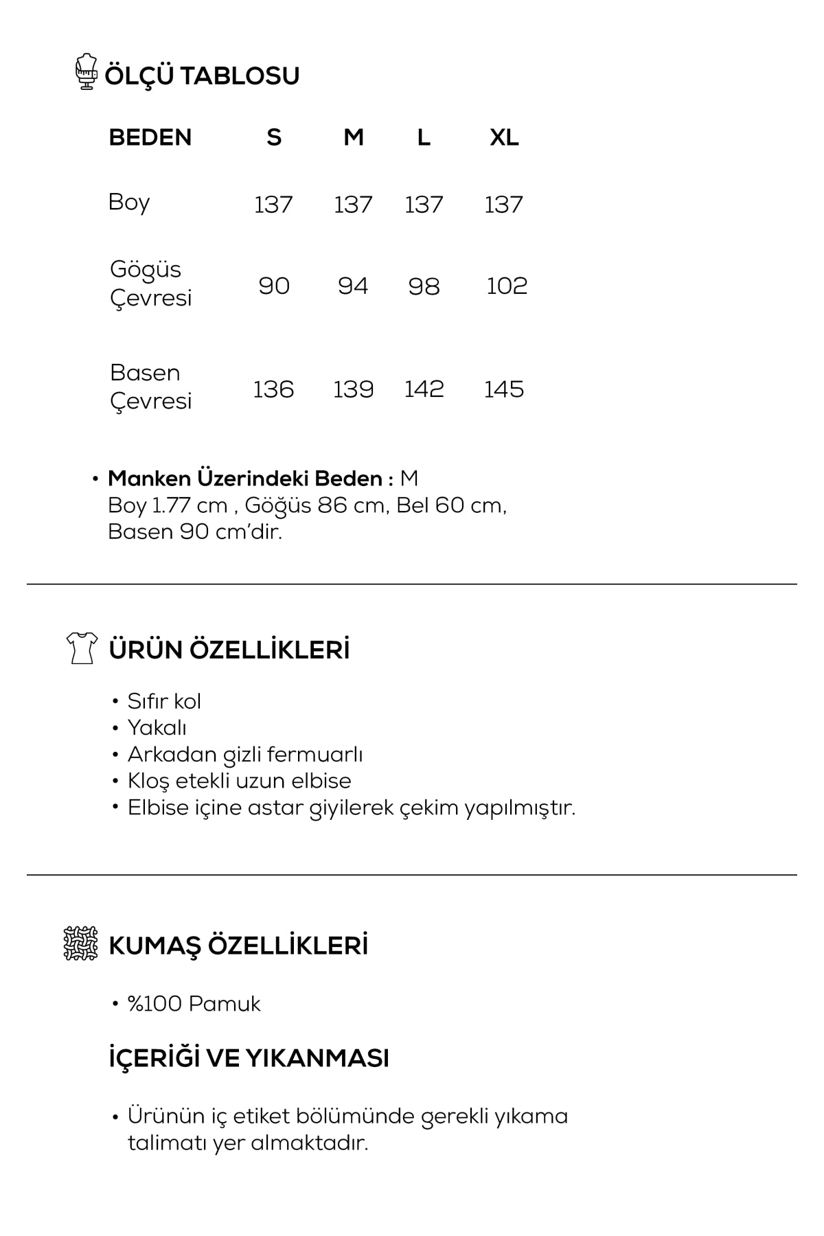 Kadın Organik Pamuklu Sıfır Kol Uzun Elbise Ekru