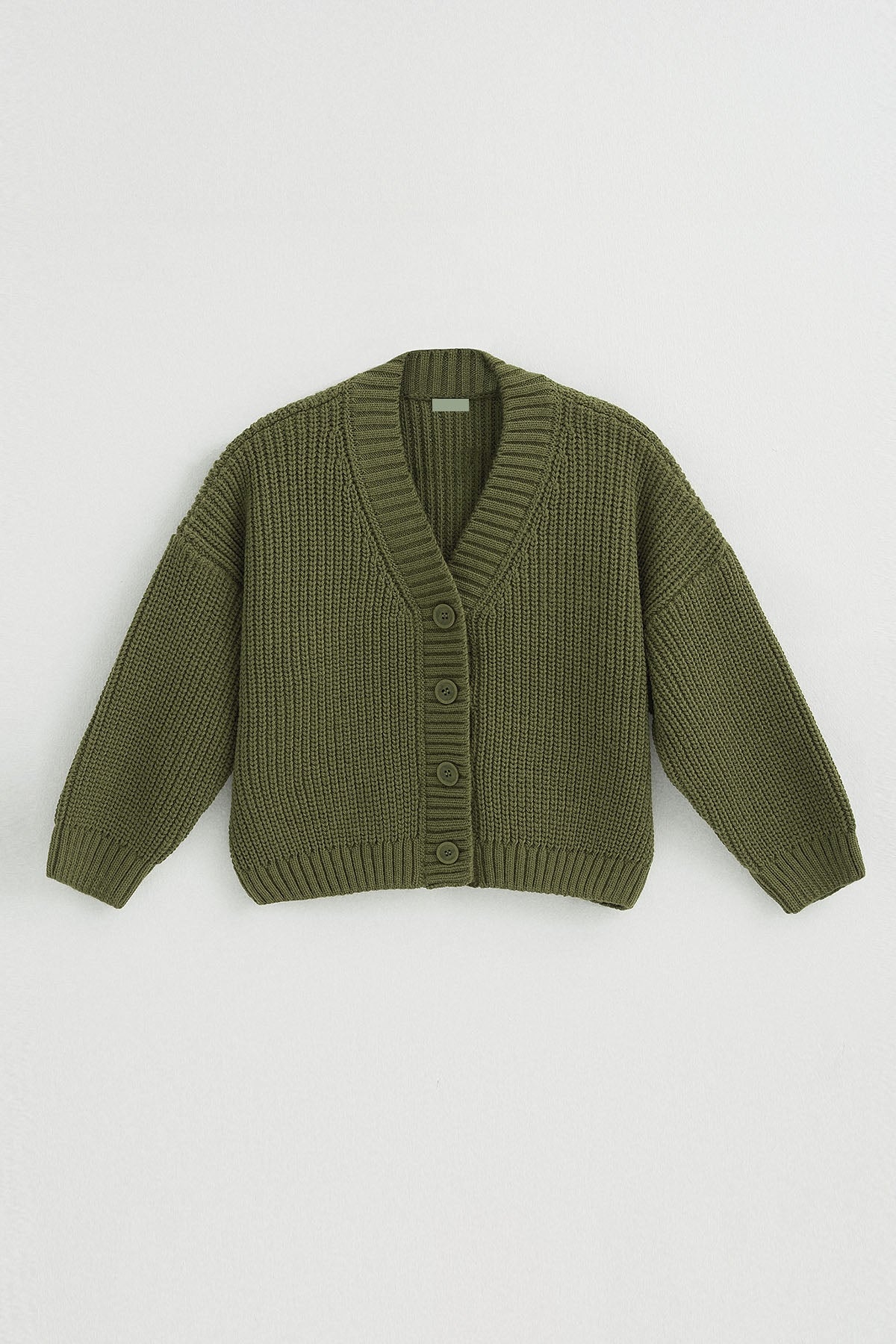 Çocuk Triko Hırka Yeşil