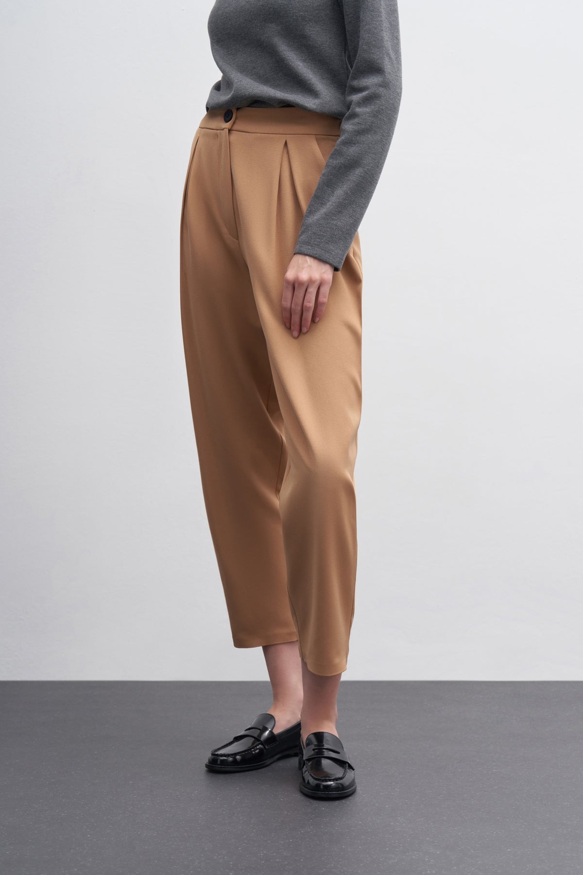 Kadın Slouchy Pantolon Camel