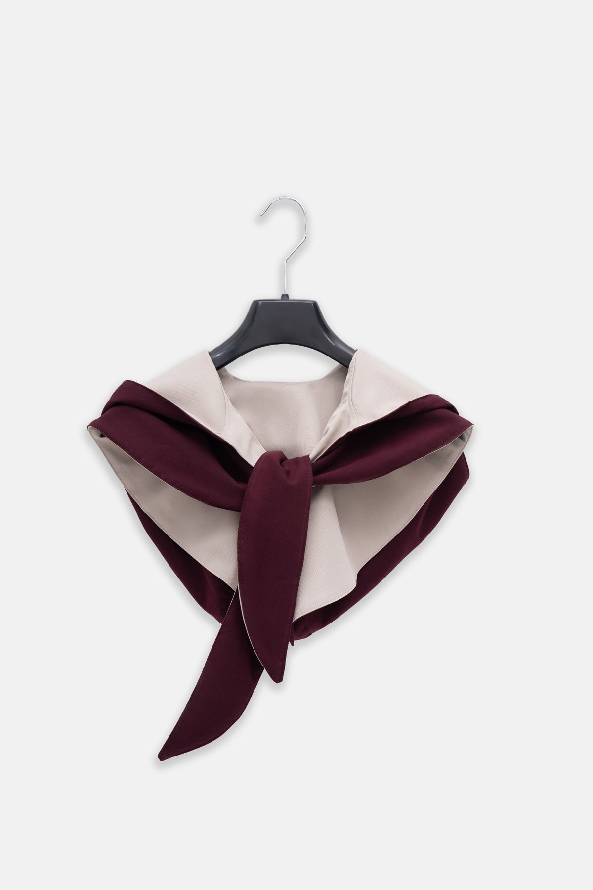 Kadın Şapkalı Omuz Şalı Mürdüm