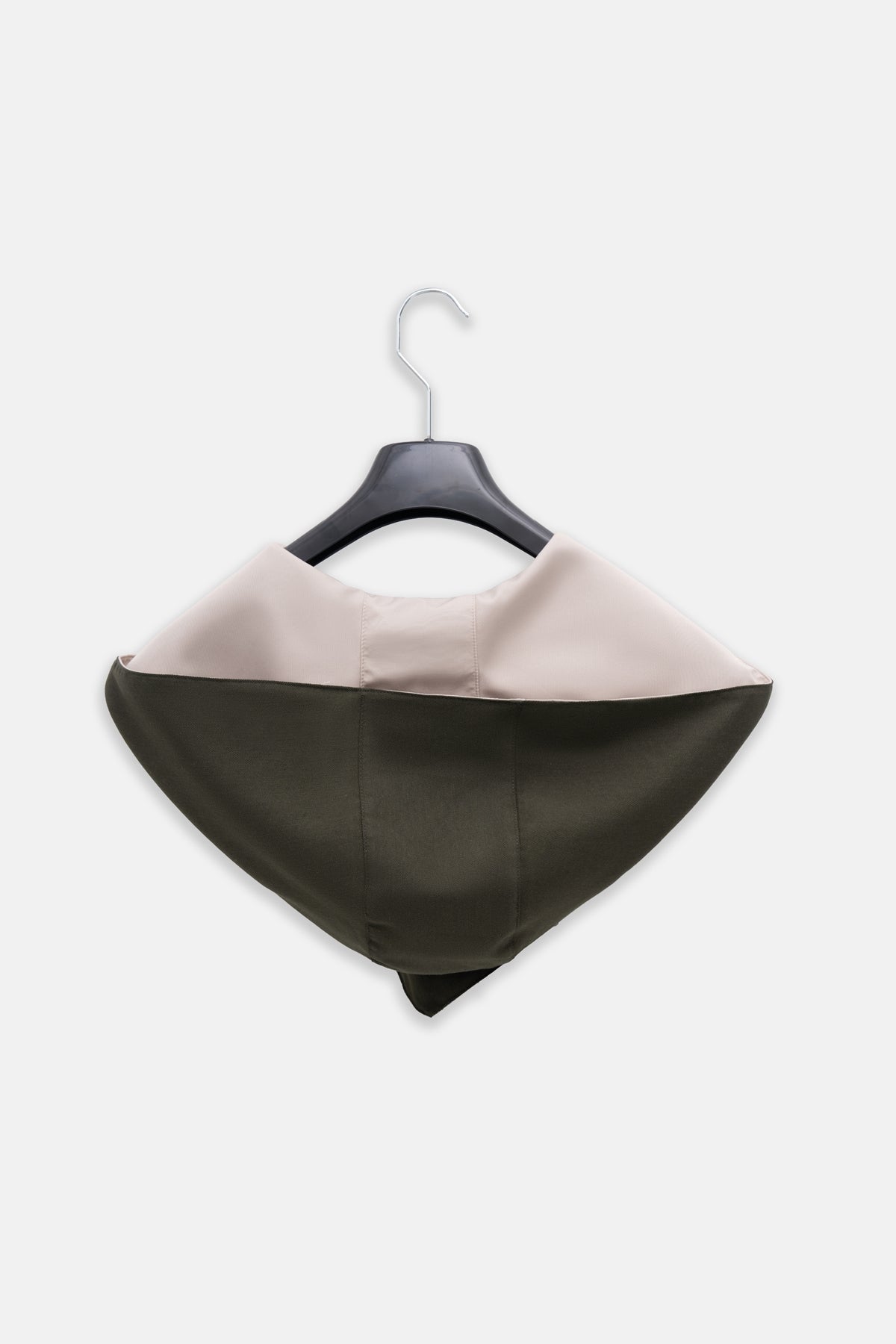 Kadın Şapkalı Omuz Şalı Haki