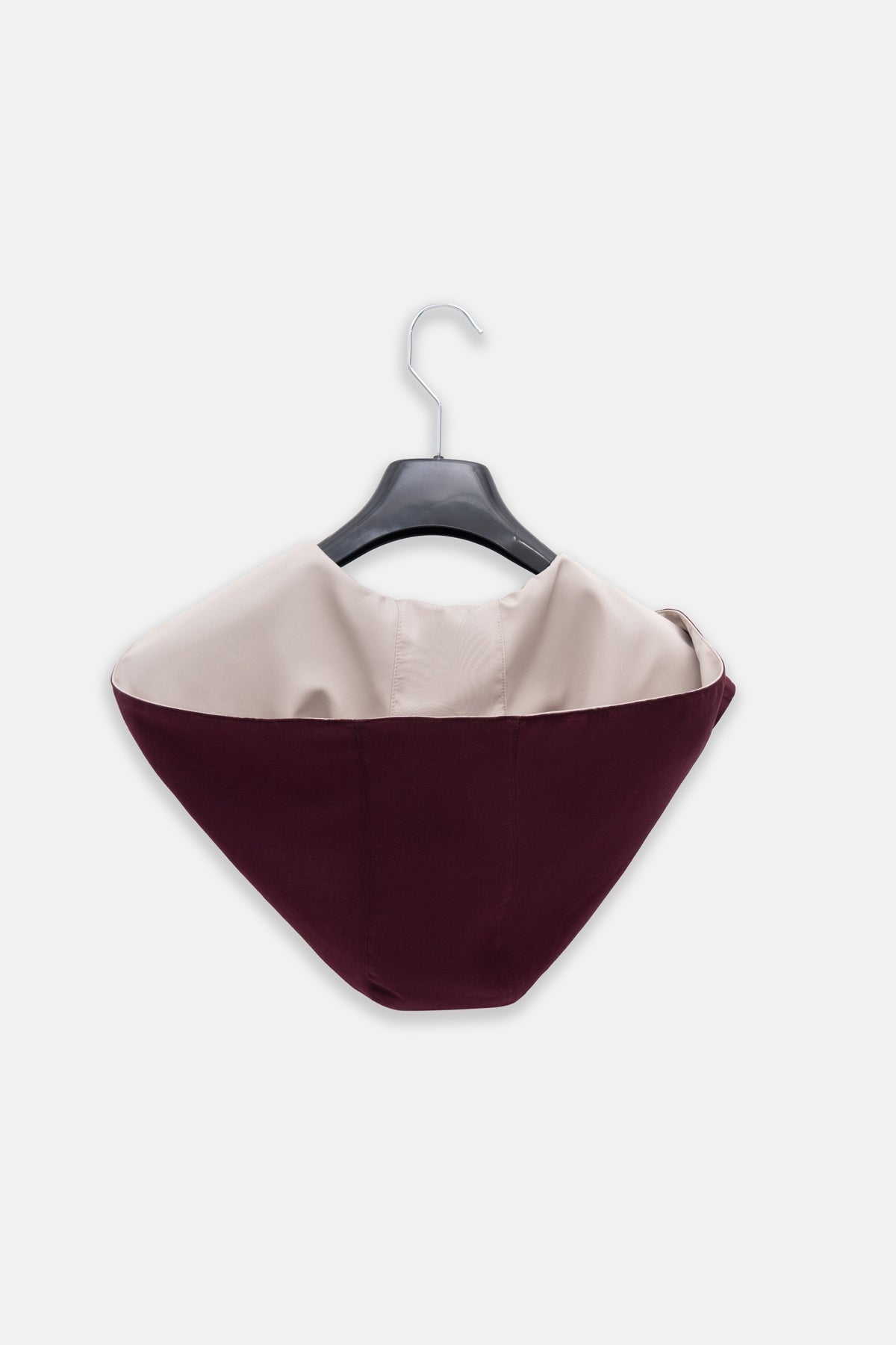 Kadın Şapkalı Omuz Şalı Mürdüm