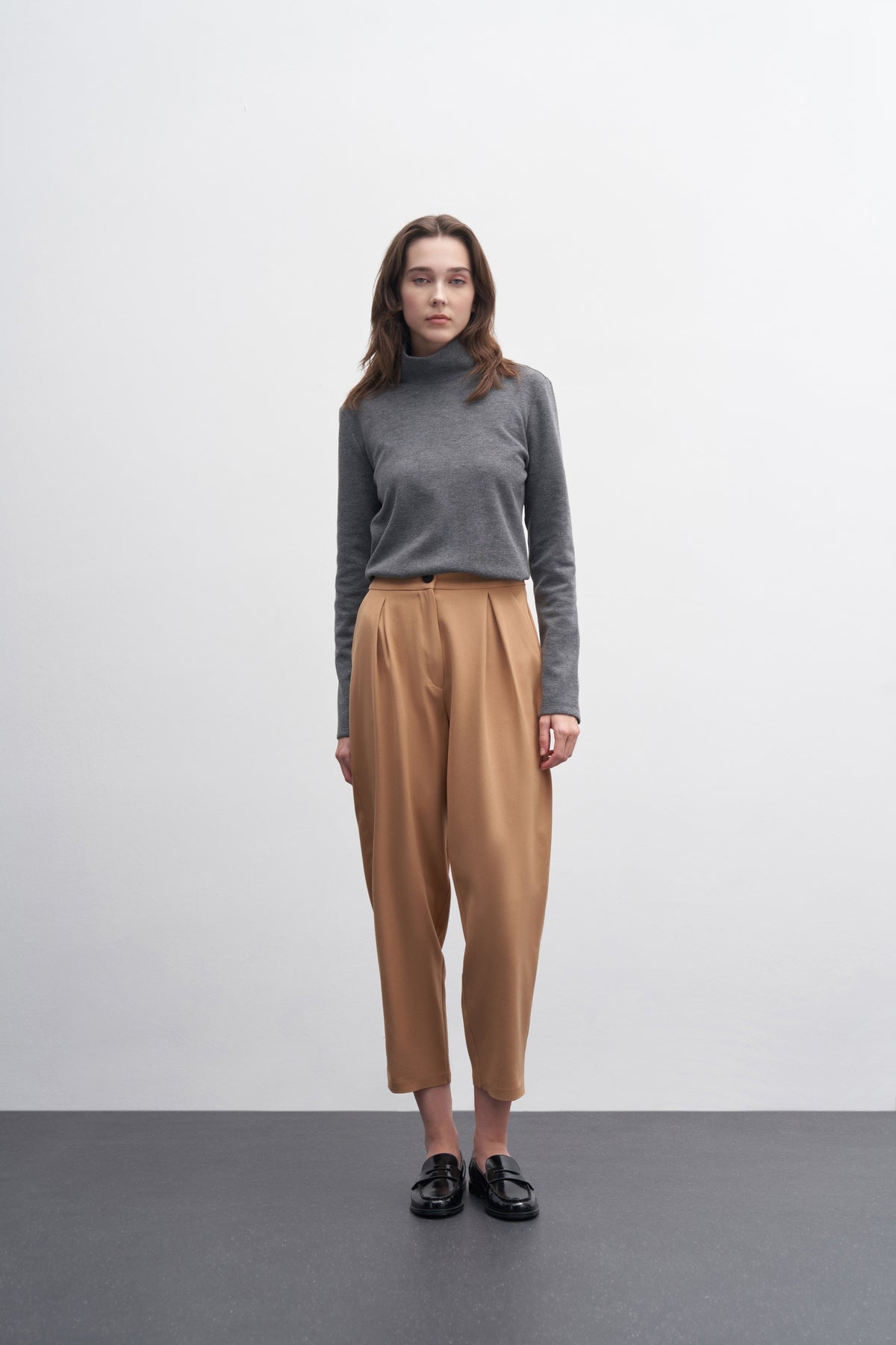 Kadın Slouchy Pantolon Camel