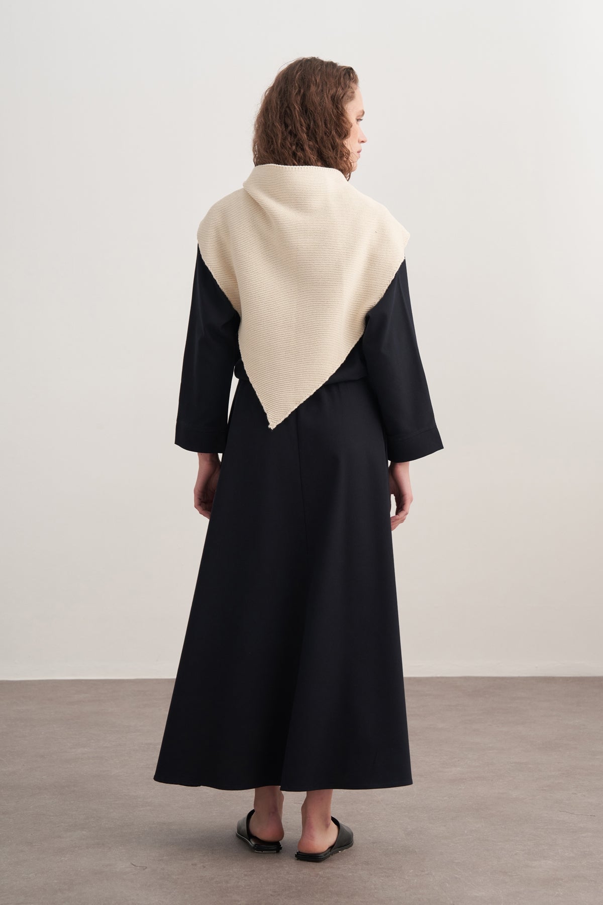 Kadın Triko Bandana Ekru