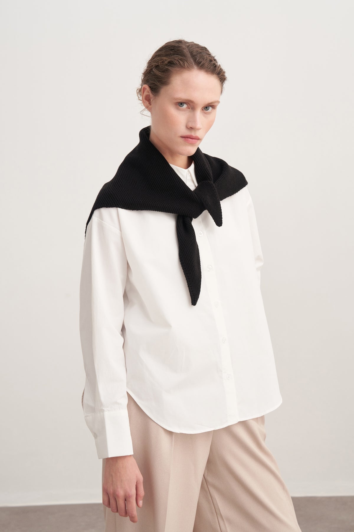 Kadın Triko Bandana Siyah