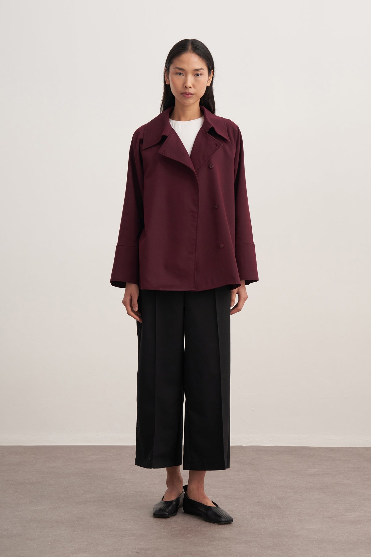 Kadın Gabardin Culotte Pantolon Siyah