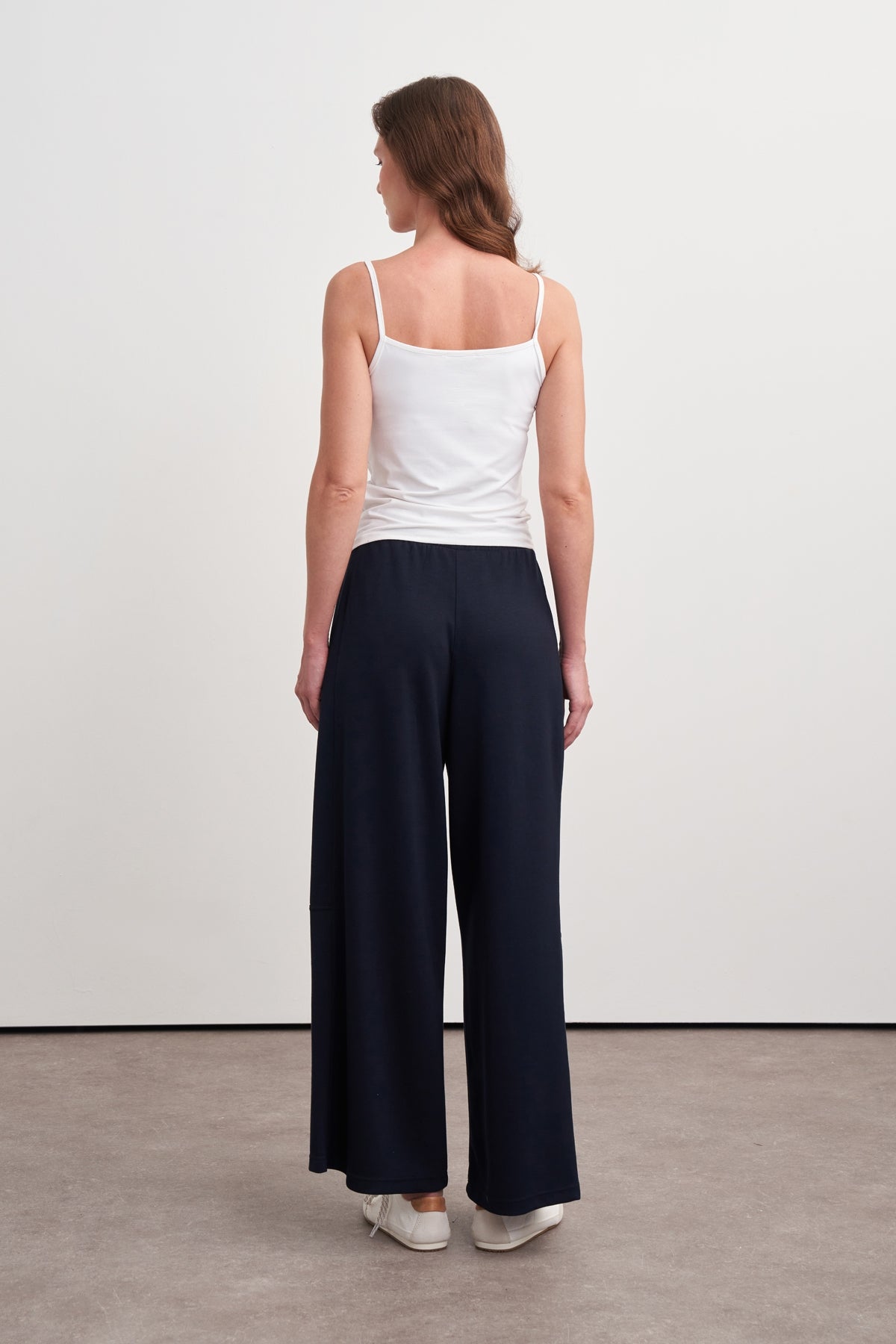 Kadın Kemerli Sweat Pantolon Takım Lacivert